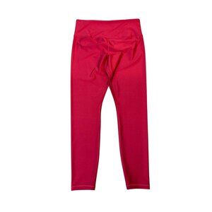 Athleta Elation Sheen Tight Leggings Lustre Red Large NWT $99
